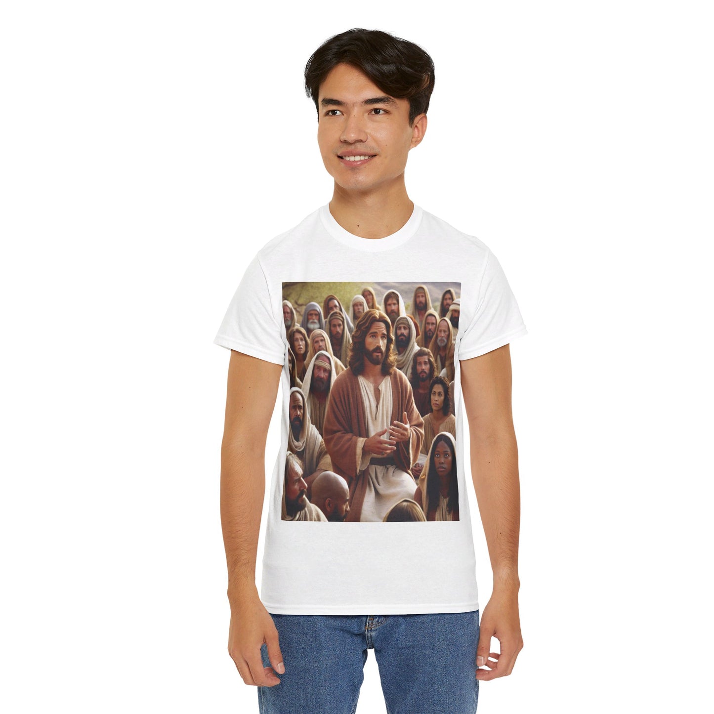 Jesus Teaching Unisex Heavy Cotton Tee