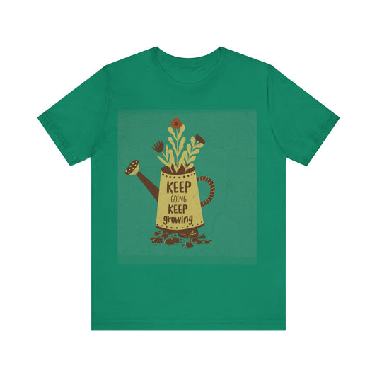 Keep Going, Keep Growing Unisex Jersey Short Sleeve Tee