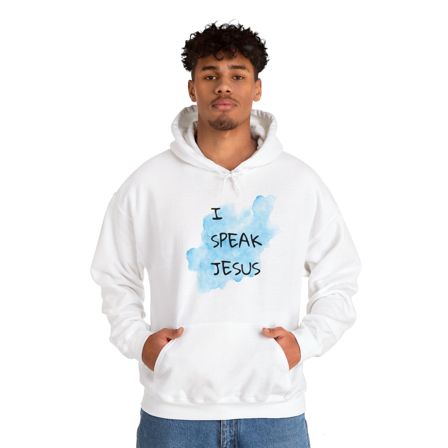 I Speak Jesus  Unisex Heavy Blend™ Hooded Sweatshirt