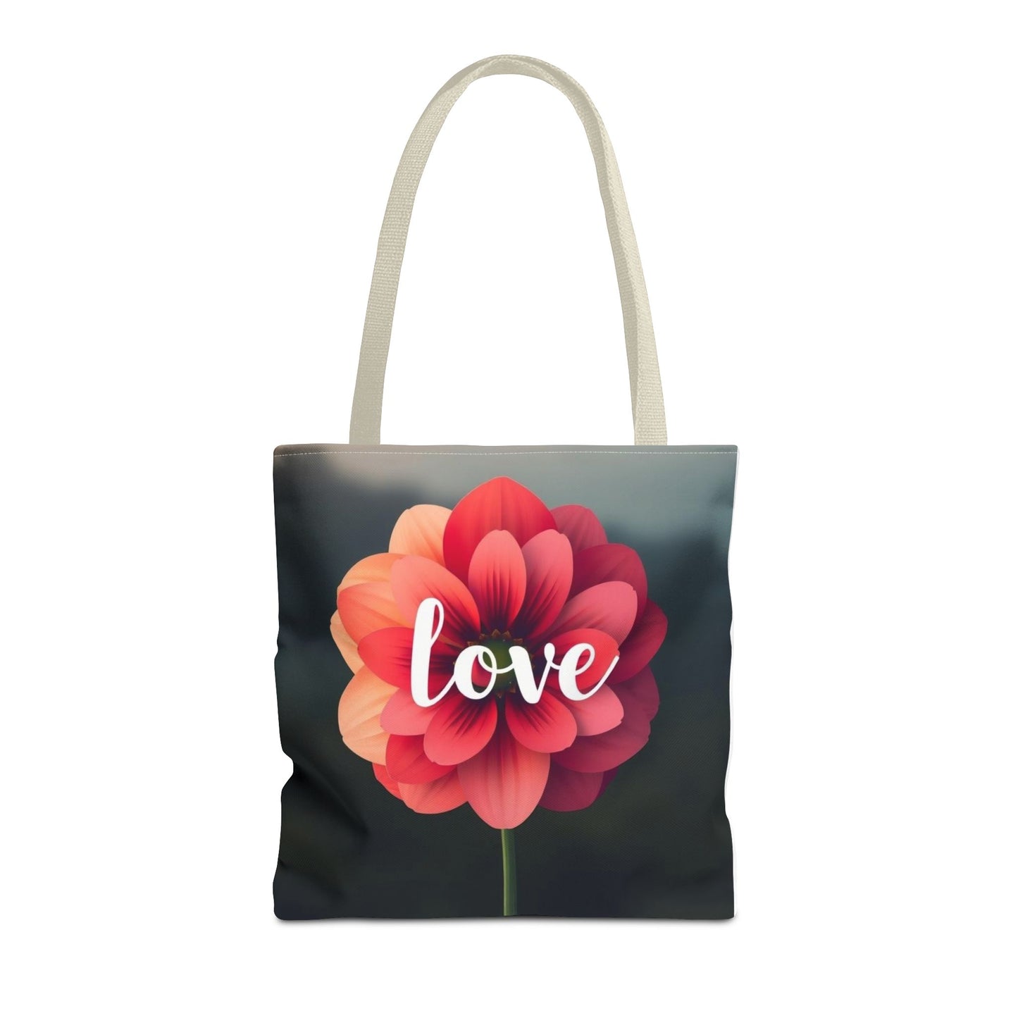 Red Flower Tote Bag (AOP)